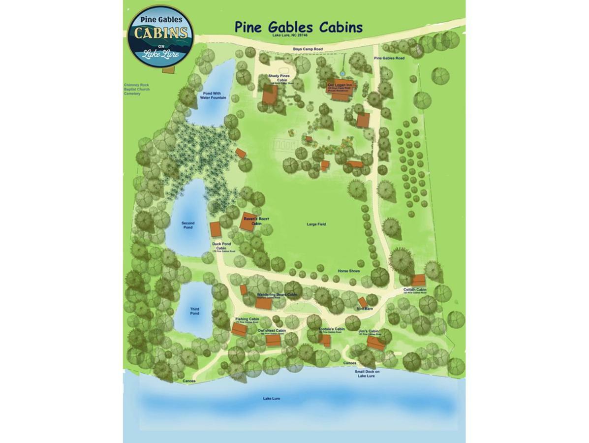 Pine Gables Cabins Villa Lake Lure Luaran gambar
